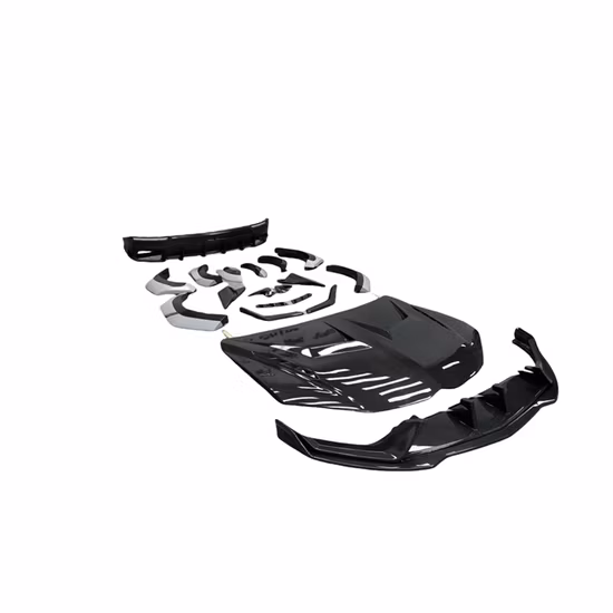 CF Parts for Benz Glc63 Topcar Carbon Fiber Rear Lip Wholesaler Car Part Cost