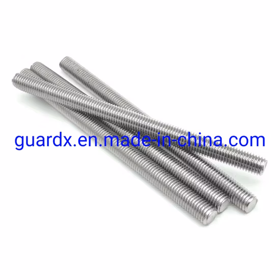 Threaded Bar Grade 4.8 Galvanized Carbon Steel Gi Stud Threaded Rod