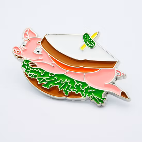 Custom Soft Enamel Car Football Name Medical Fashion 3D Cartoon Cute Emblem Badge Metal Lapel Pin for Promotion Gifts