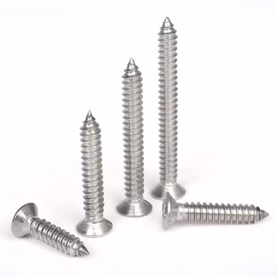 Stainless Steel Set Machine Drilling Phillips Flat Pan Head Countersunk Self-Tapping Screw
