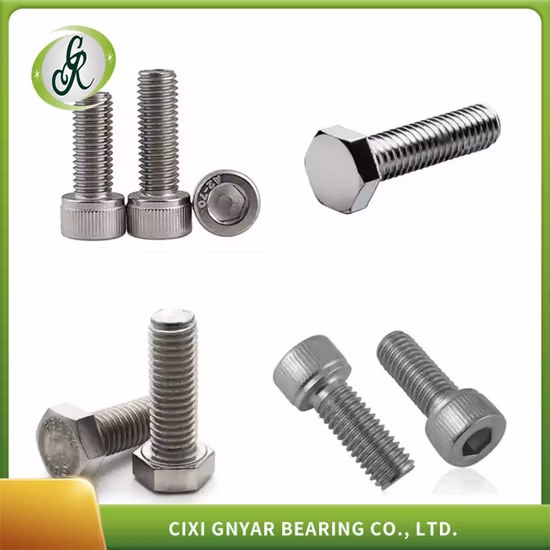 SS304/316/316L Stainless Steel Fasteners Made in China Auto Parts U Bolt Hex Bolt Bolt and Nut Carriage Bolt Flange Bolt Anchor Socket Cap Bolt Eye Hook Bolt