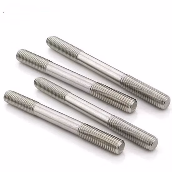 Double End Threaded Rod/ Double Head Threaded Rod/ Double End Stud/ Double Head Stud Equal Length Thin Rod